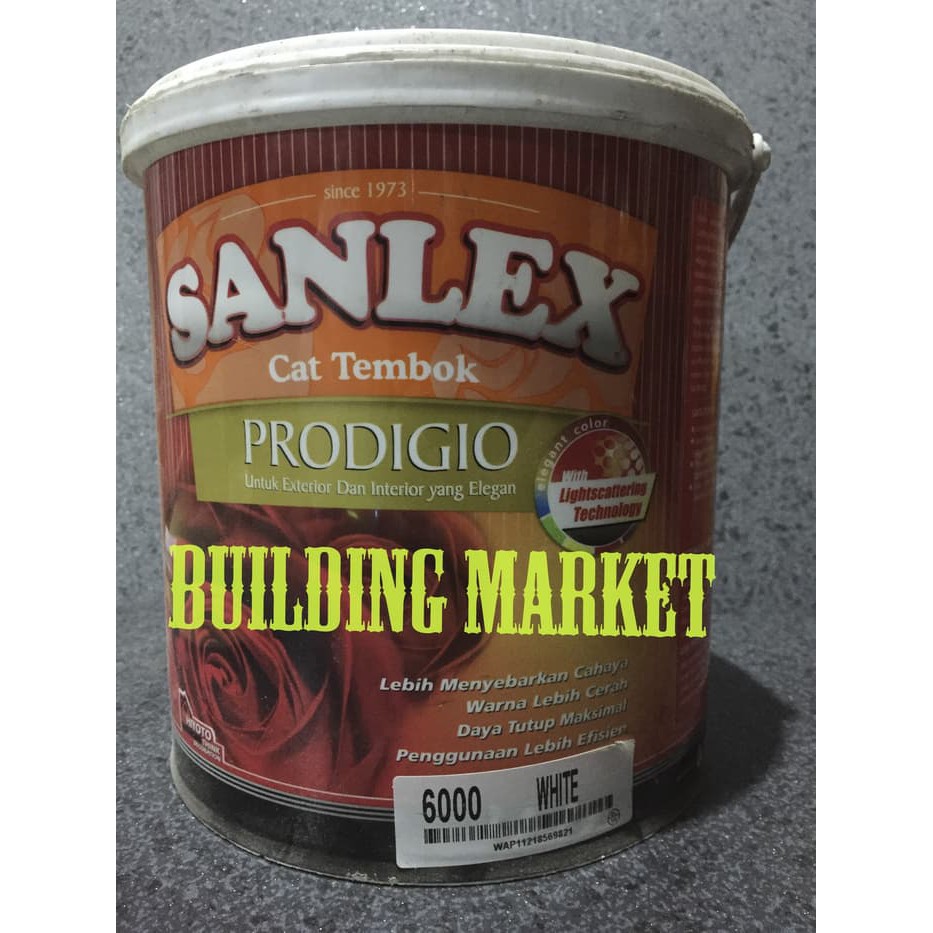 Cat Tembok Sanlex Prodigio 5 Kg Interior