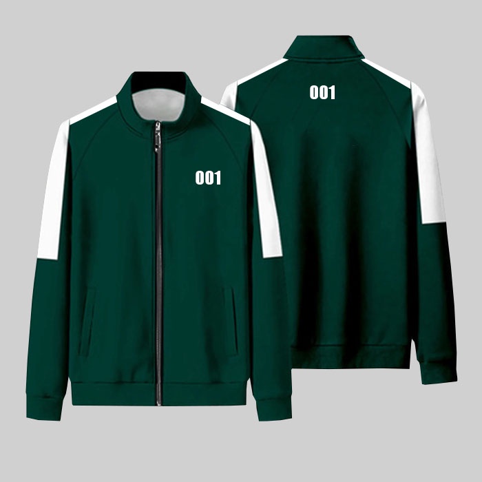 JAKET SQUID GAME BISA CUSTOM NOMOR SENDIRI JAKET SQUID GAMES SQUID GAME JACKET
