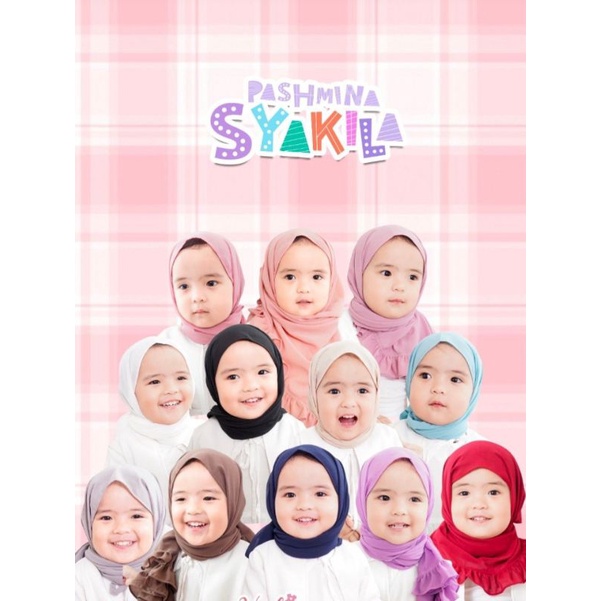 Violakids Pashmina anak ceruty shakila