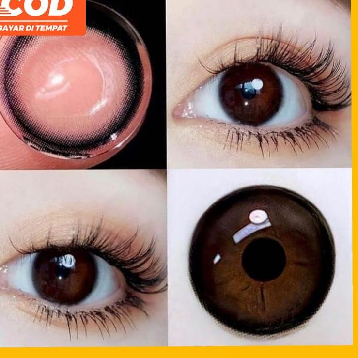 (HOT SALE!) SOFTLENS NATURAL BLACK 14,00 MM- softlens black - softlens hitam SOFTLENS MINUS NORMAL