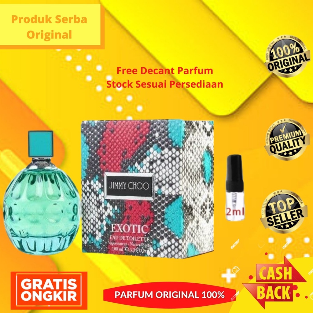Parfum Parfume Perfume Perawatan Asli Original Wanita Perempuan Cewek Jimmy Choo Exotic 2015 for Wom