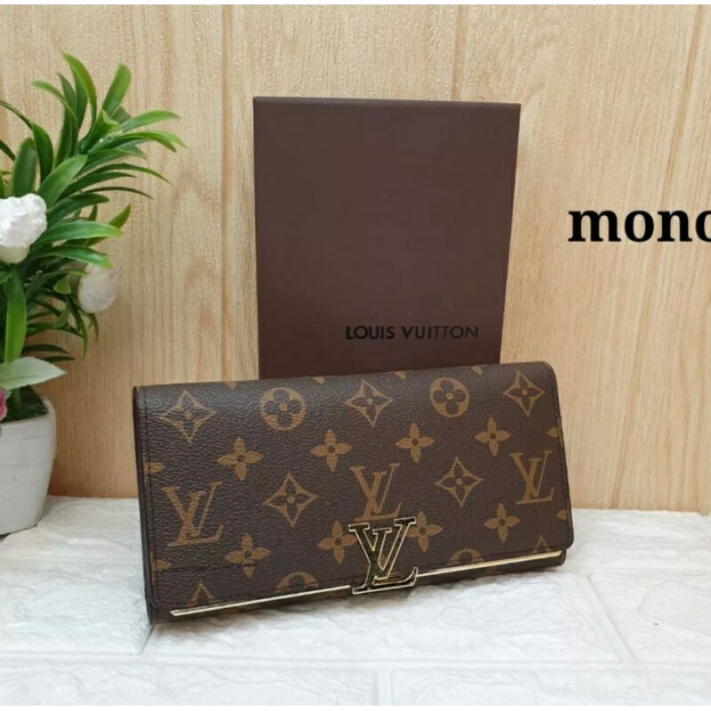 Dompet Lv logo 61702 /dompet wanita import