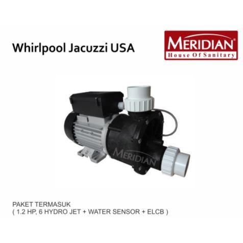 Whrilpool Jacuzzi USA - MERIDIAN (mesin bathtub)