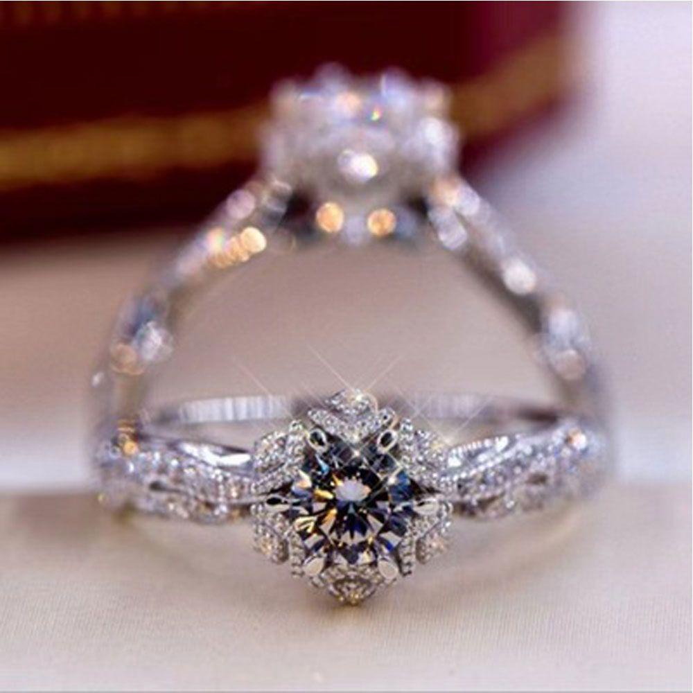 Cincin TOP Ring Fashion Perhiasan Mewah Berlian