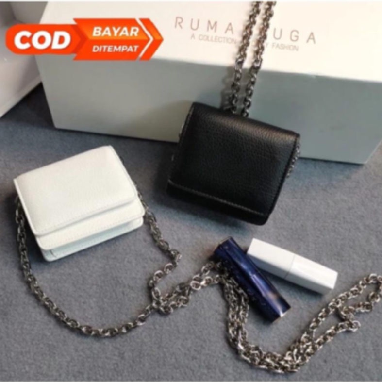 (COD) Dompet Selempang Wanita - Dompet Tali Rantai Lauren