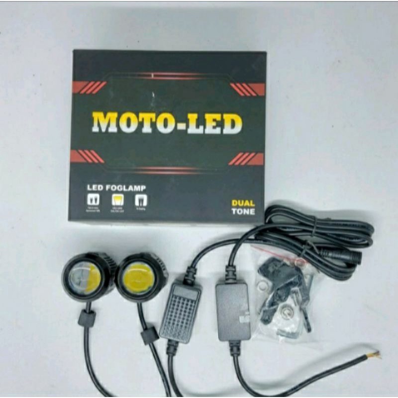 Lampu tembak Moto LED Premium hi low putih kuning  LED NMAX 2020-2022 AEROX ADV LEXI PCX Dll