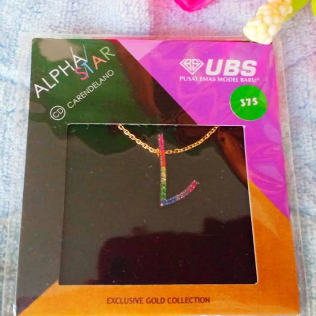 Kalung UBS ALPHASTAR CARENDELANO huruf "L"