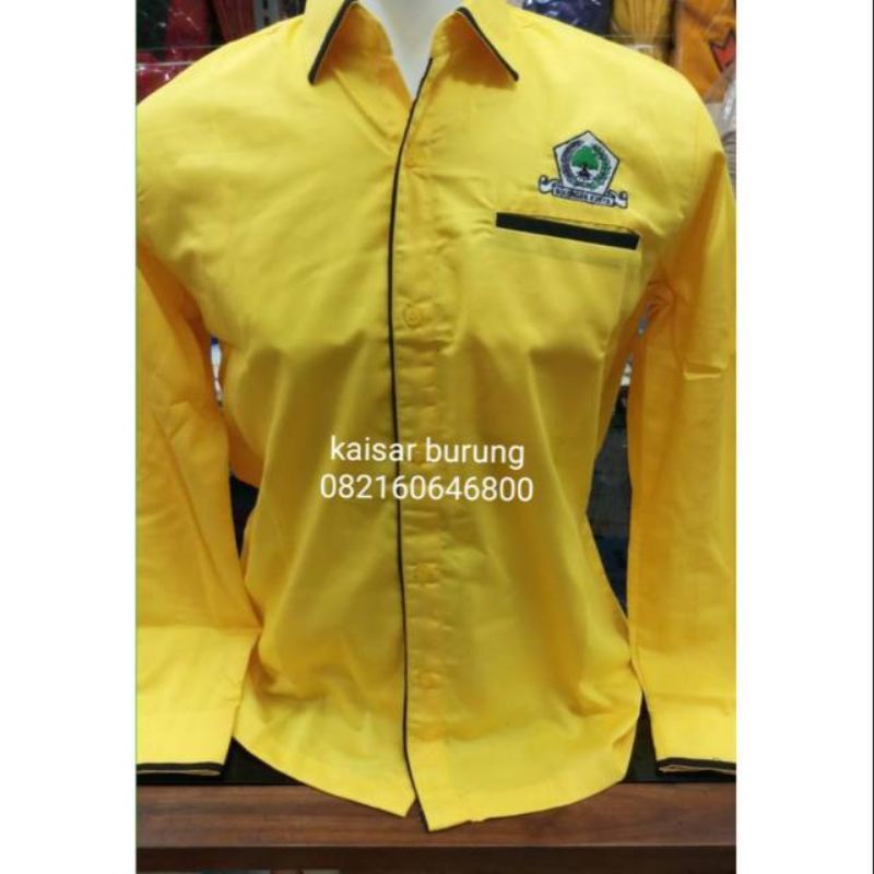 Baju Kemeja Partai Golkar / Kemeja Golkar lengan panjang