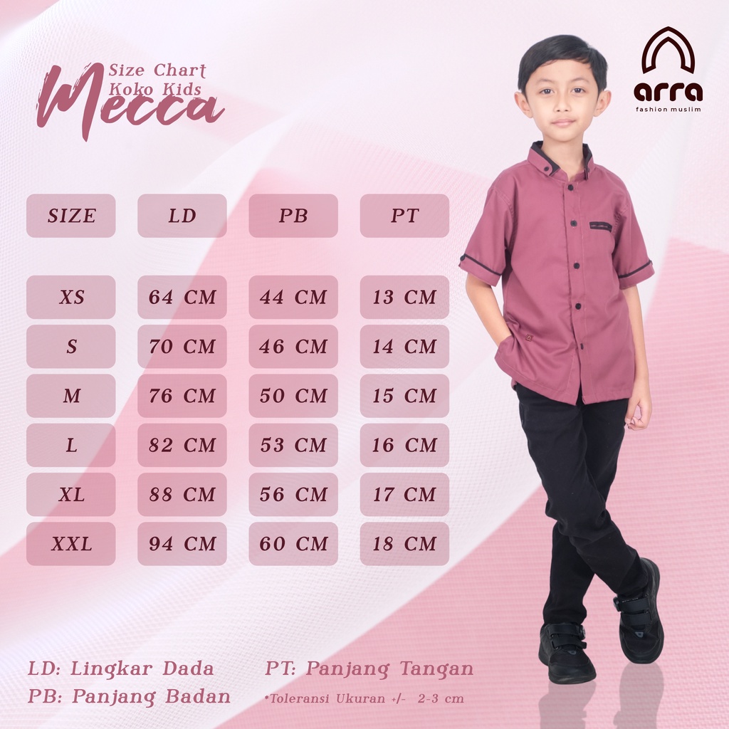 Arra Sarimbit Keluarga Gamis Ayah Ibu Anak Series Mecca Warna Mauve Original Premium Baju Couple Busana Muslim Terbaru 2022