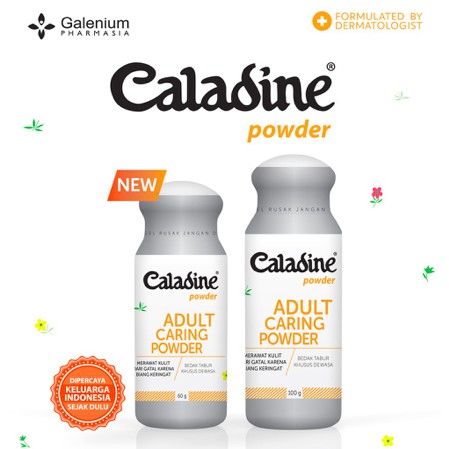 Caladine Adult Caring Powder 60gr / 100gr | bedak tabur