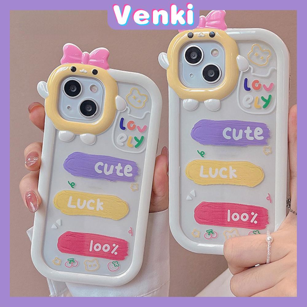 iPhone Case Silicone Soft Case Clear Case Airbag Shockproof Protection Camera Shiny Hand Feel Cartoon Cute Compatible For iPhone 11 Pro Max 13 Pro Max 12 Pro Max 7Plus xr XS Max