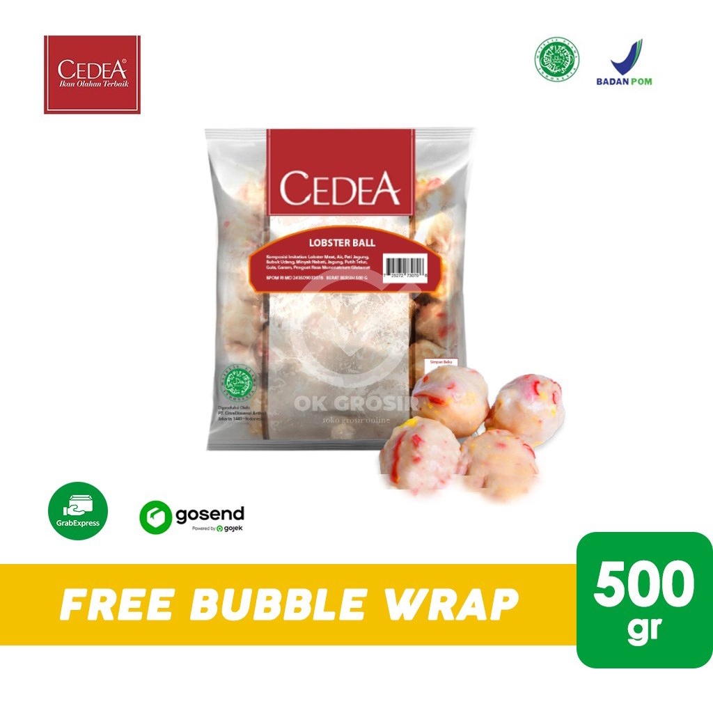 

Cedea Lobster Ball 500gr (KHUSUS INSTANT)
