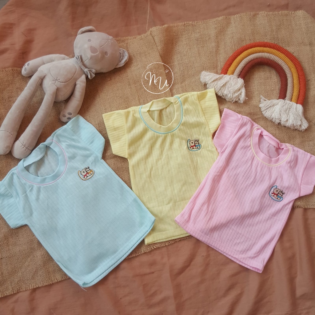 KAOS DALAM BAYI LENGAN PENDEK/KAOS OBLONG BAYI MURAH 1PCS/LAOS DALAM ANAK LENGAN PENDEK/KAOS OBLONG ANAK BAYI