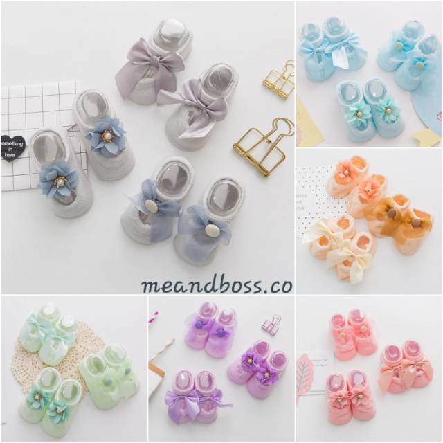 KK9-Kaos Kaki Bayi Newborn Set 3in1