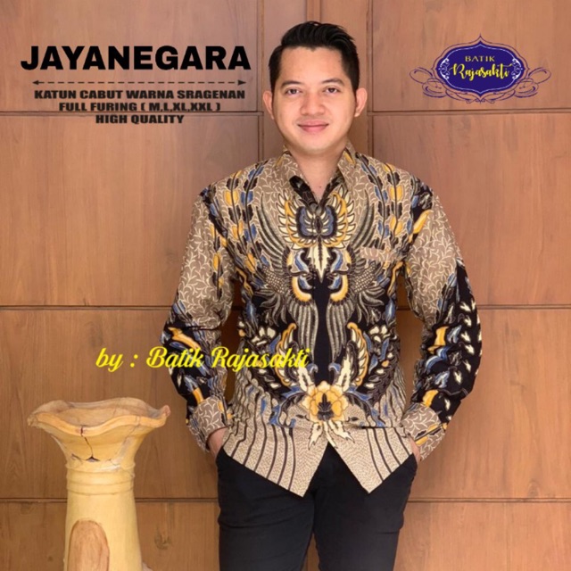 Batik JAYANEGARA FULL FURING Lengan Panjang Katun Halus Sragenan Ori Solo