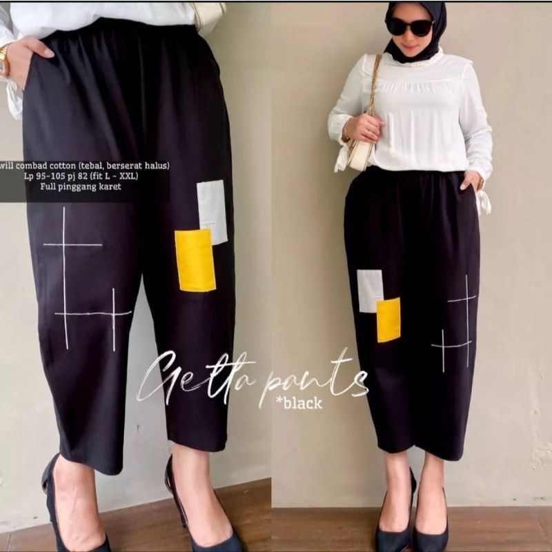 CELANA KOREA PANJANG WANITA GETTA PANTS TERMURAH