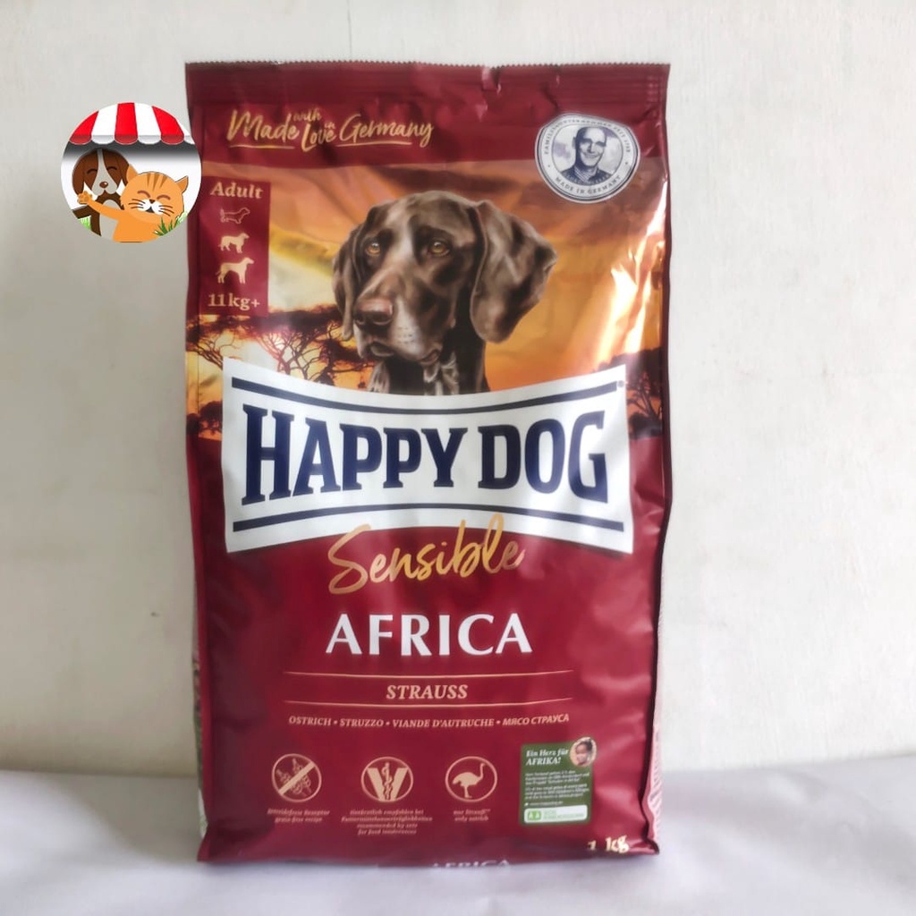 Happy Dog Sensible Africa 1kg Grainfree - Makanan Anjing