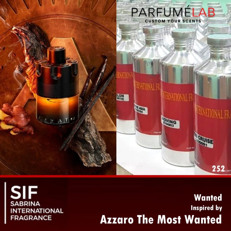 50ML Bibit Parfum Wanted By SIF Made In France | Bibit Parfum Azzaro The Most Wanted 50ML