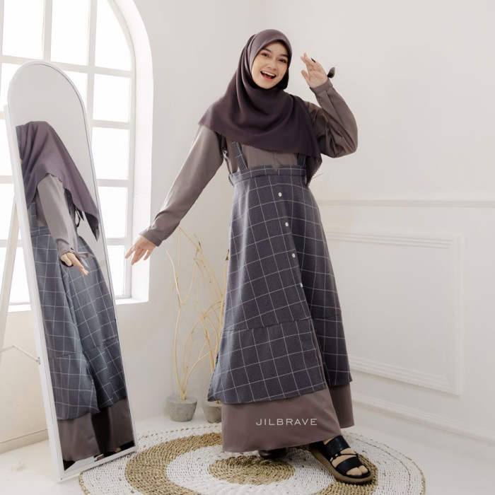 Ailee Overall Jilbrave Warna Deep Purple - XS