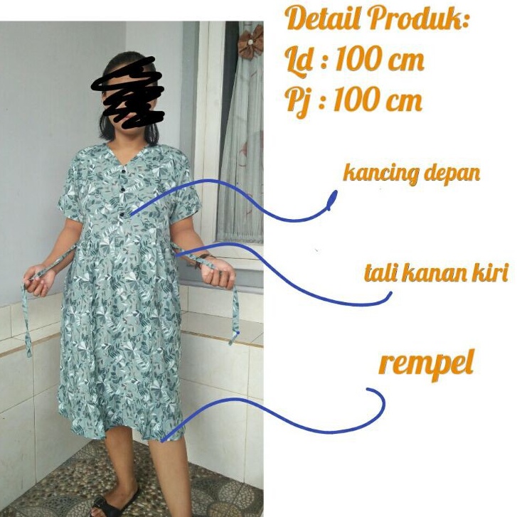 DRESS RUFFLE KANCING / DRESS BCL