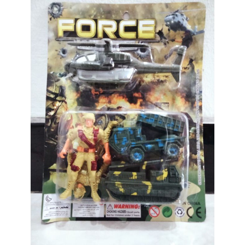 MAINAN ANAK helicopter SET FORCE/FORCES OF VALOR