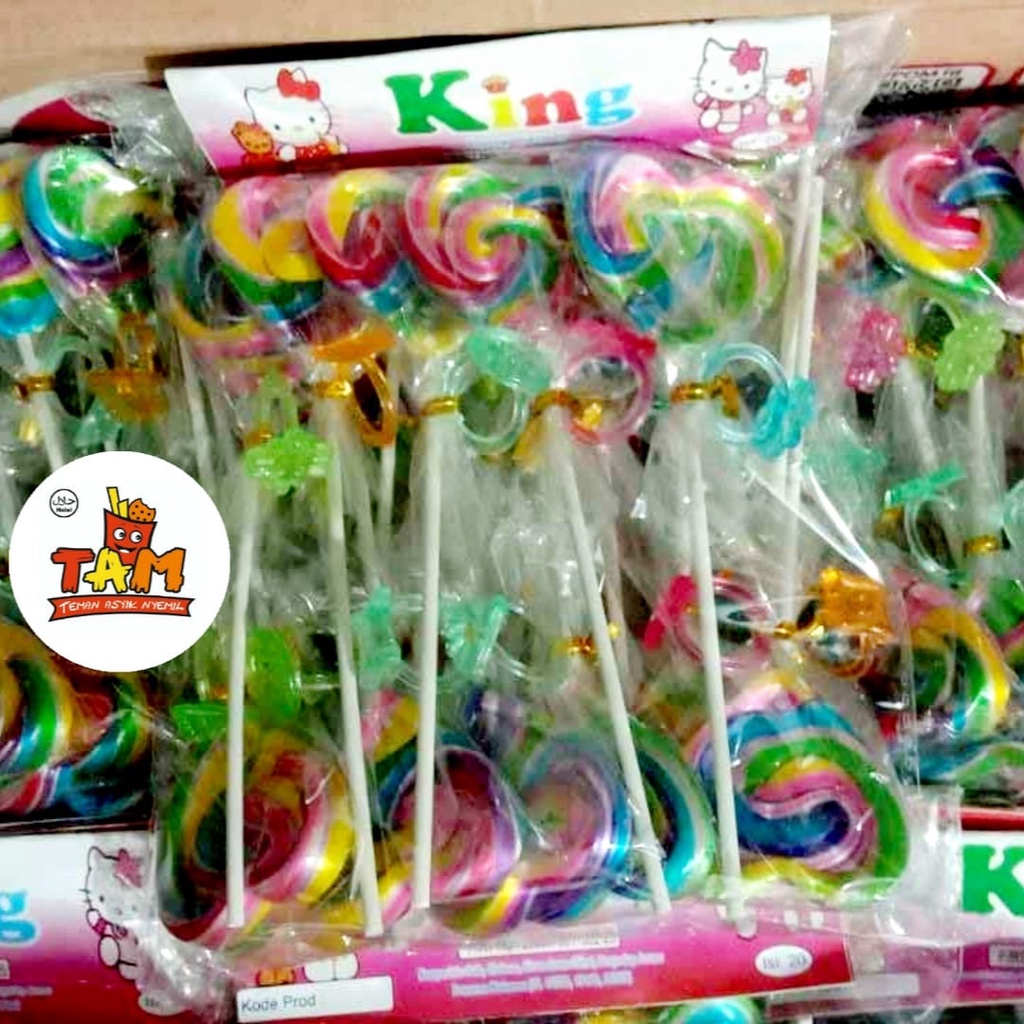 

Permen Lolipop Pelangi Manis isi 20 pcs - Tam Snack