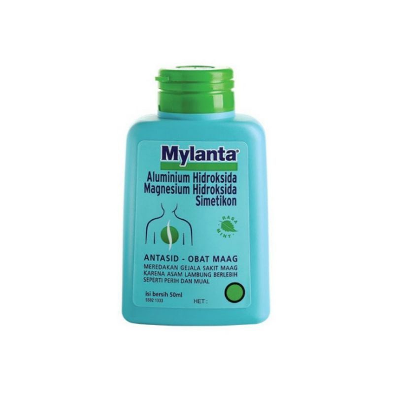 Mylanta Suspensi 50 ml / Mylanta Cair 50 ml / Mylanta sirup 50 ml