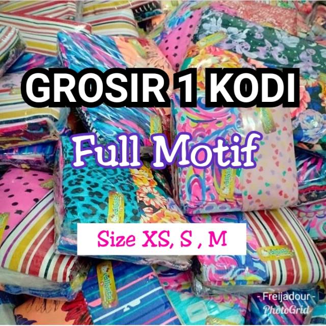 GROSIR Legging Callysta 1 Kodi Size XS, S, M Full Motif