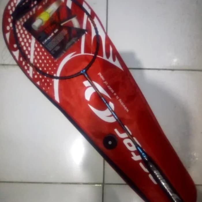 RAKET BULUTANGKIS BADMINTON ASTEC POLARIS NEW SENAR GRIP TAS