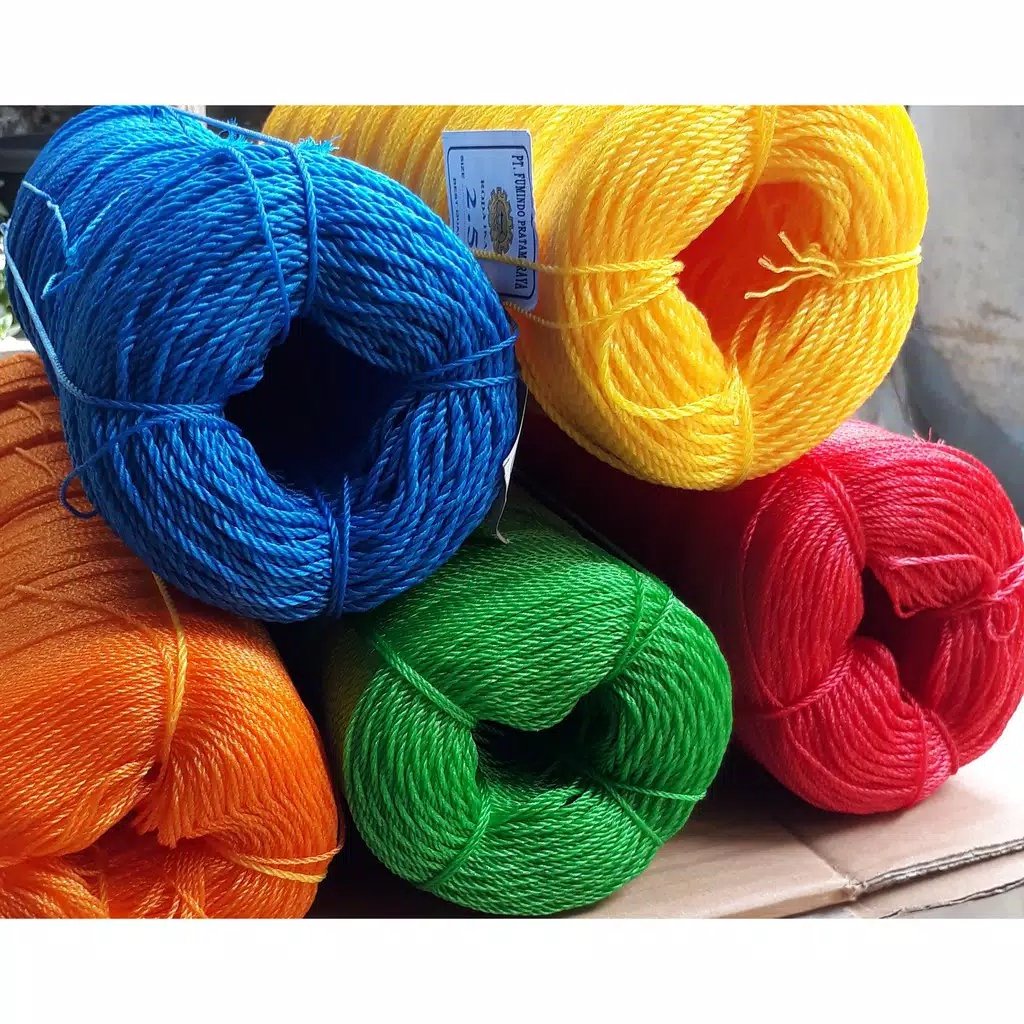 Tali Tambang Tampar Plastik Untuk Tali Jaring, Tali Pagar Ayam Uk. 3 Mm