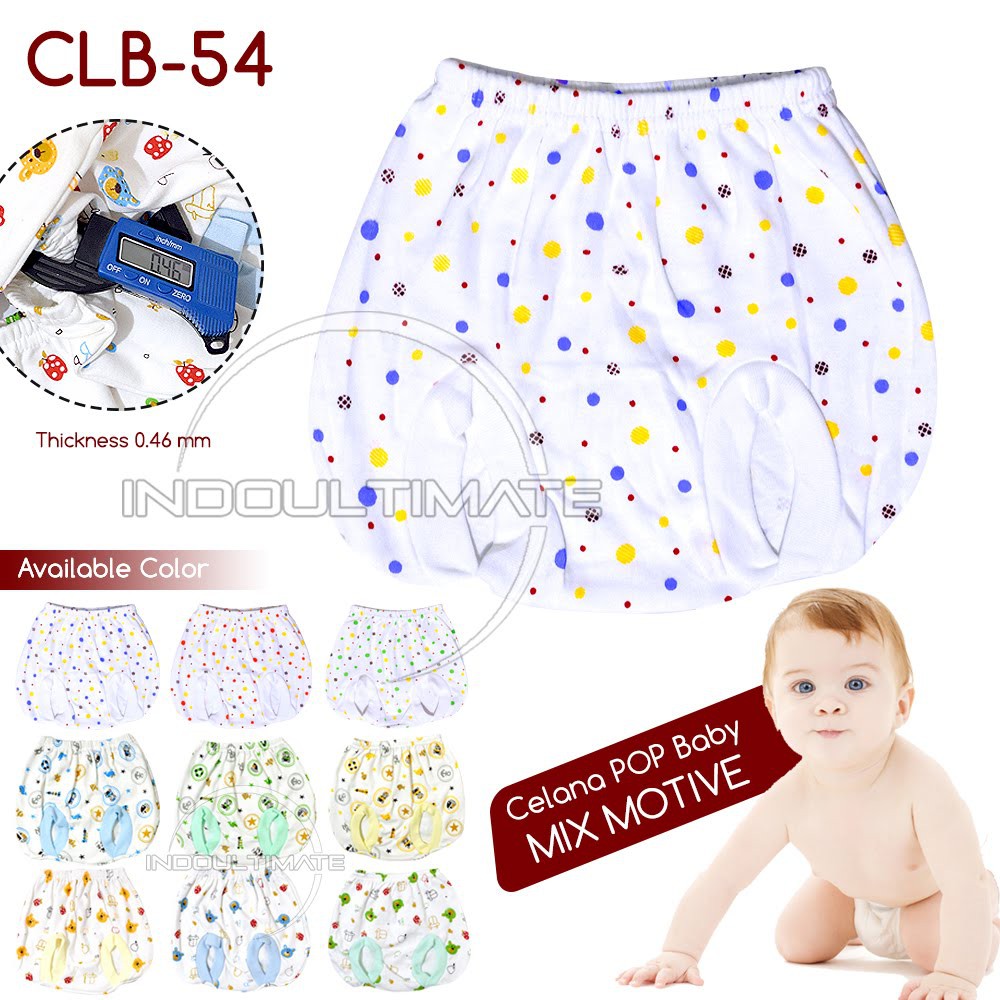 Celana Bayi DIPFY Double Knit BY CLB-54 Celana Pop Kodok Celana Pendek Anak