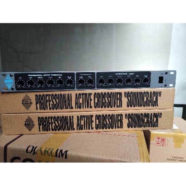 Box aktif crossover 4 way soundcrack