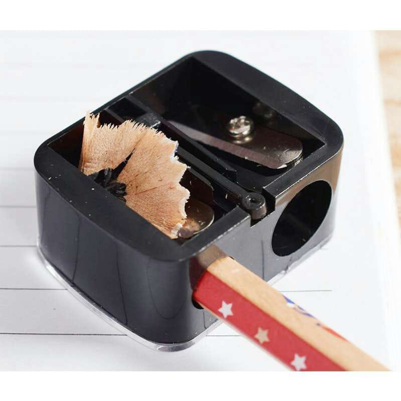 Rautan Pensil Alis / Pencil Sharpener / Alat Kosmetik Eyebrow / SERUTAN PENSIL ALIS 2in1 TAJAM IMPORT F797