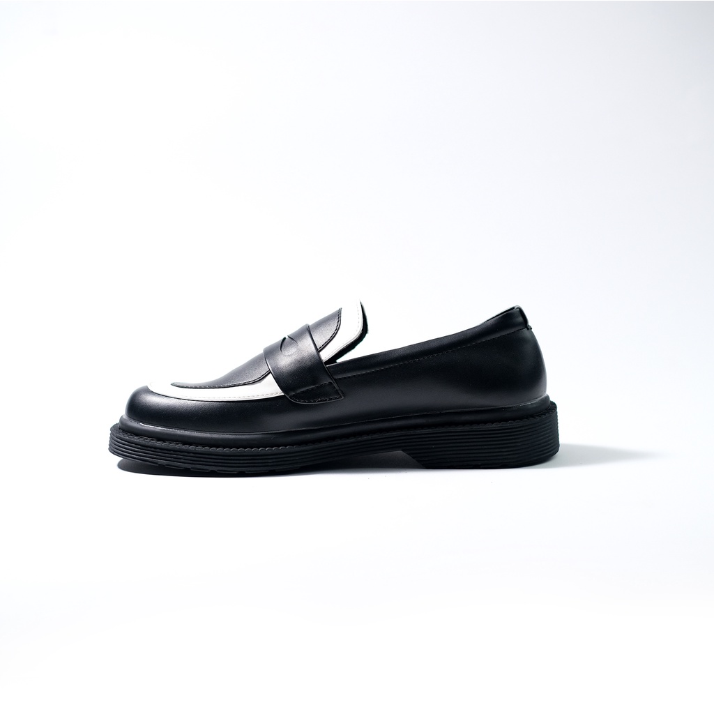 Xcloud x LALAKI Sepatu SlipOn Docmart Casual Pria TAFKI Black