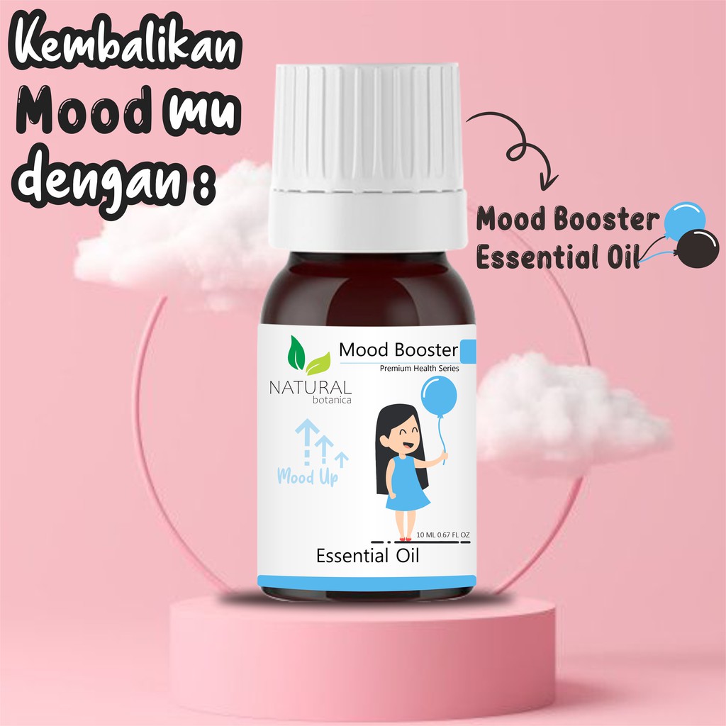 Natural Botanica Mood Booster Essential Oil Pure Minyak Esensial Atsiri Aroma Terapi Diffuser