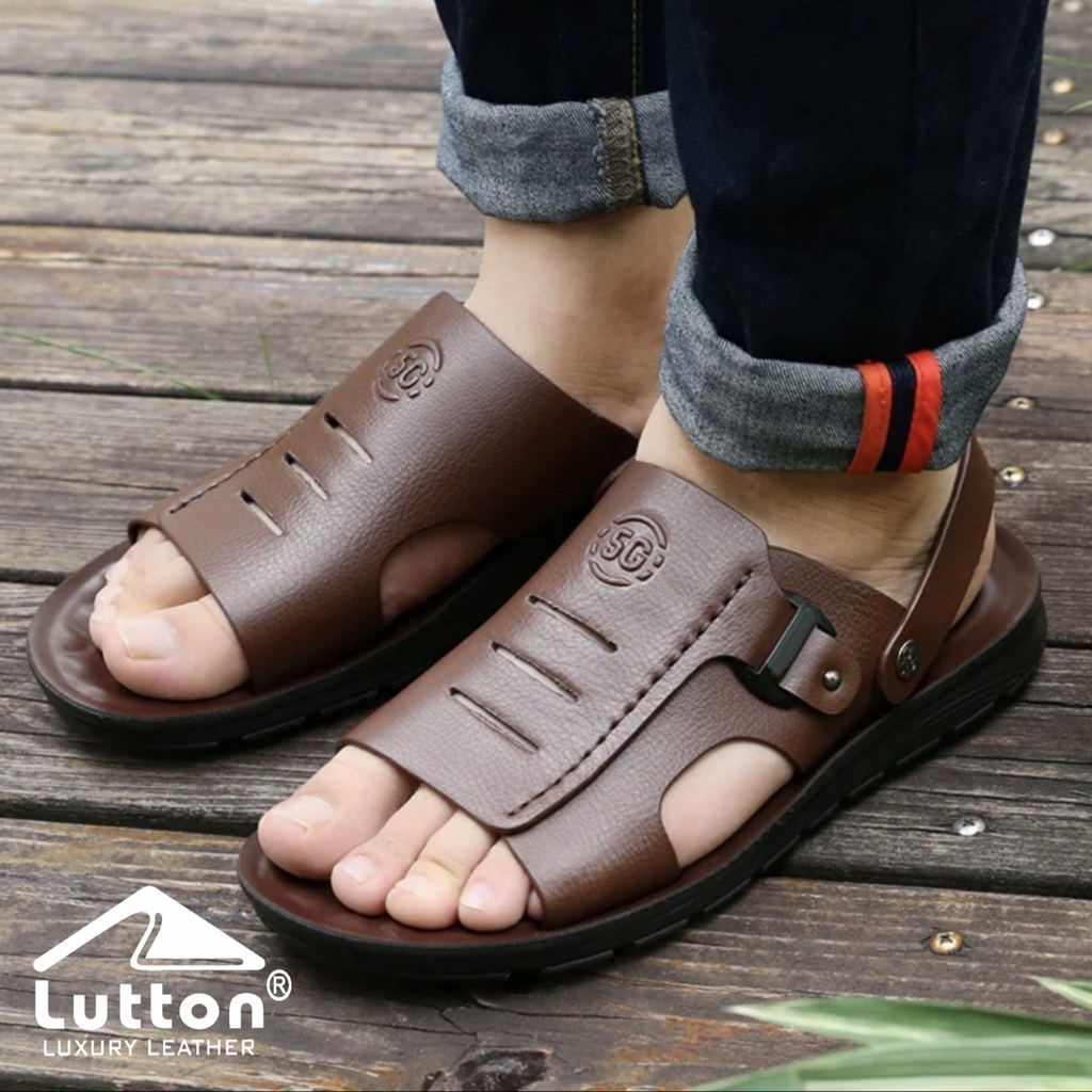 LUTTON - sandal pria casual - SANDAL PRIA LT 400