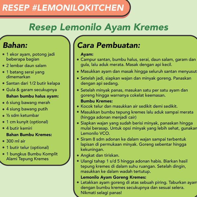 

6T12 LEMONILO BUMBU KOMPLIT ALAMI TEPUNG KREMES 104 GR X1BR