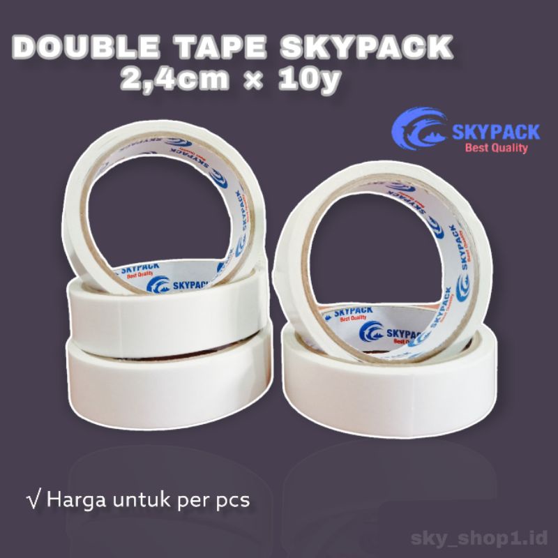 

DOUBLE TAPE SKYPACK UK 2.4CM × 10y / DOUBLE TAPE