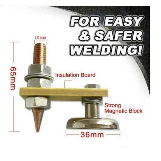 Magnet untuk Kabel Massa Mesin Travo Las Listrik Klem Tang Massa Las Listrik