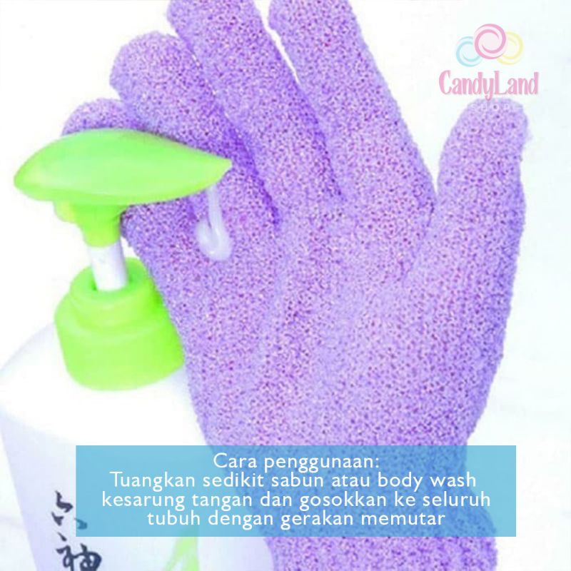 Sarung Tangan Mandi, Sikat Sarung Tangan Buat Badan / Body Scrub Glove