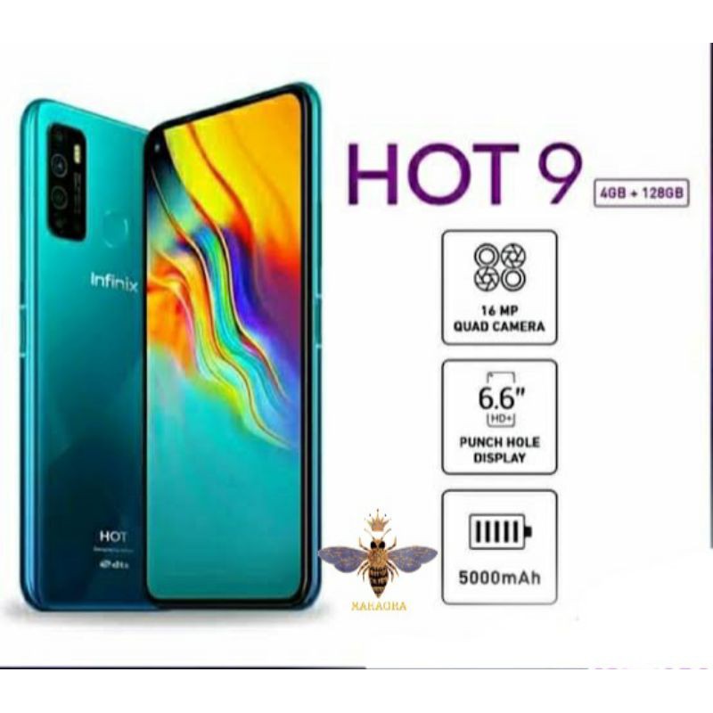 INFINIX HOT 9 PLAY ram 3/64Gb Garansi Resmi 1 Tahun