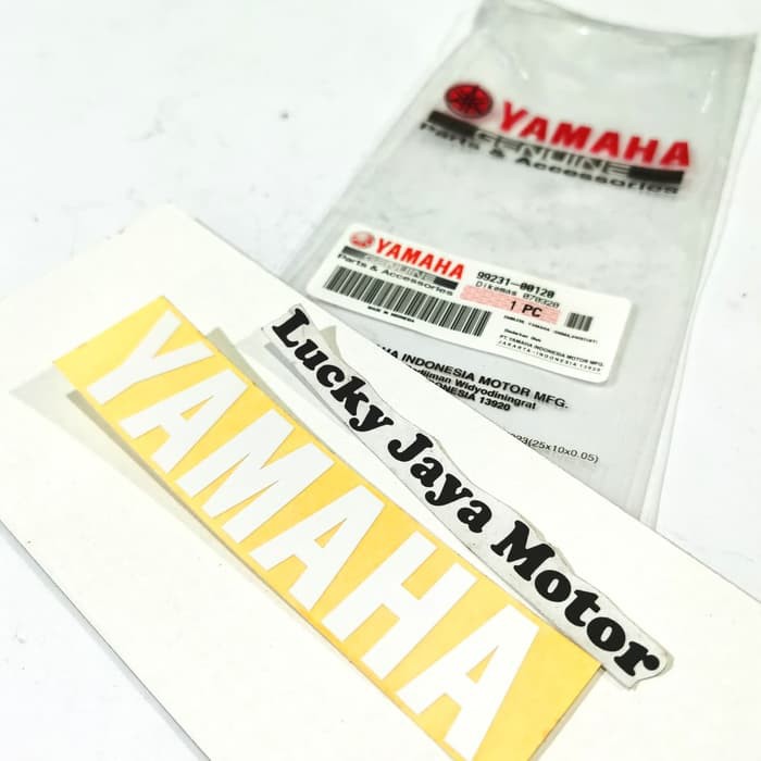 Emblem Sticker Logo Yamaha Cover spakbor depan F1zr 99231-00120 1 pcs-4