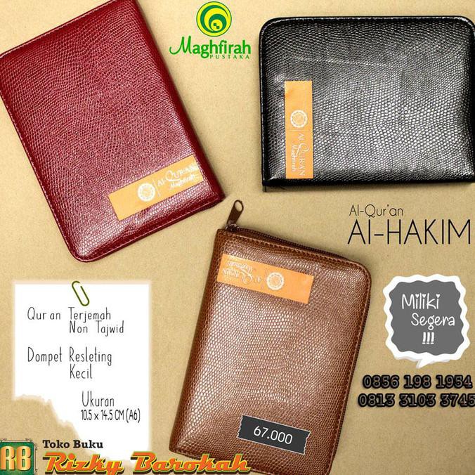 TERMURAH Al Quran Al Hakim Terjemah Resleting A6