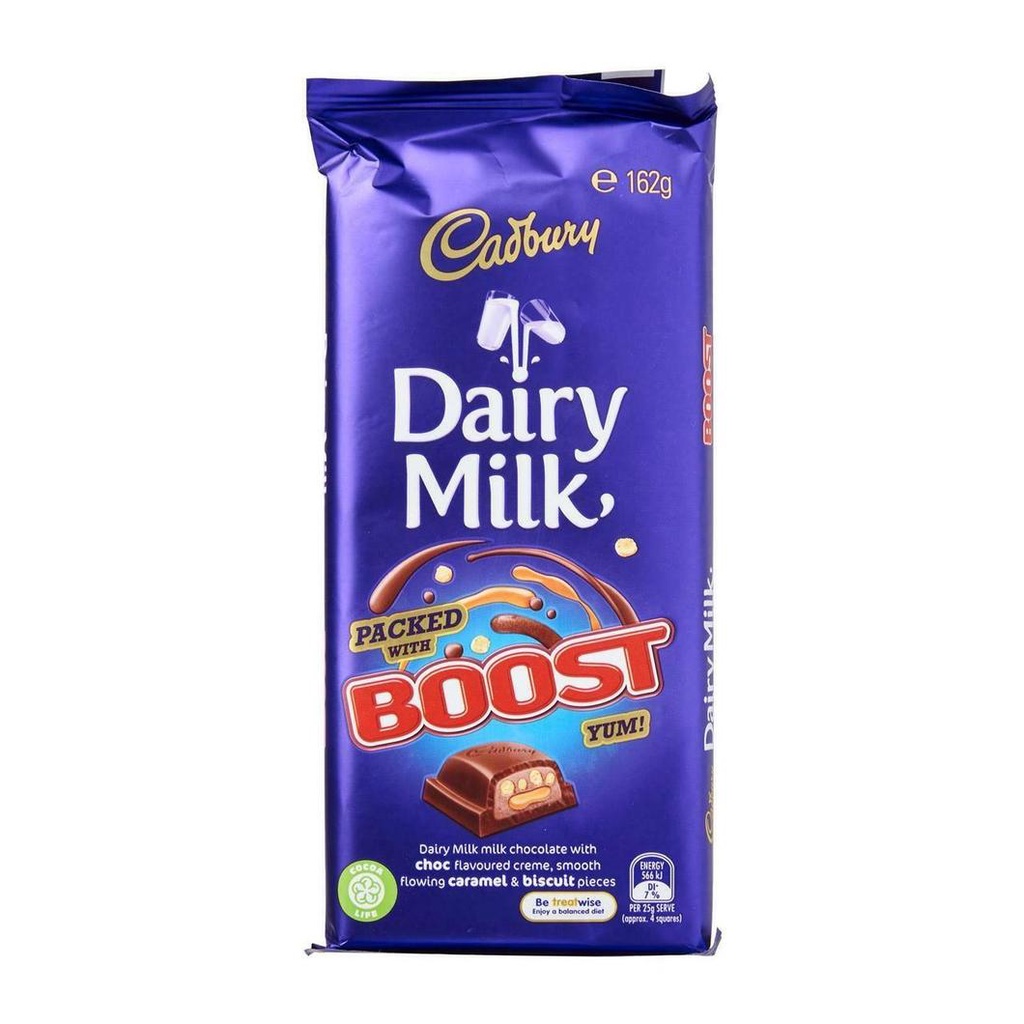 

Cadbury Dairy Milk With Boost 162 g