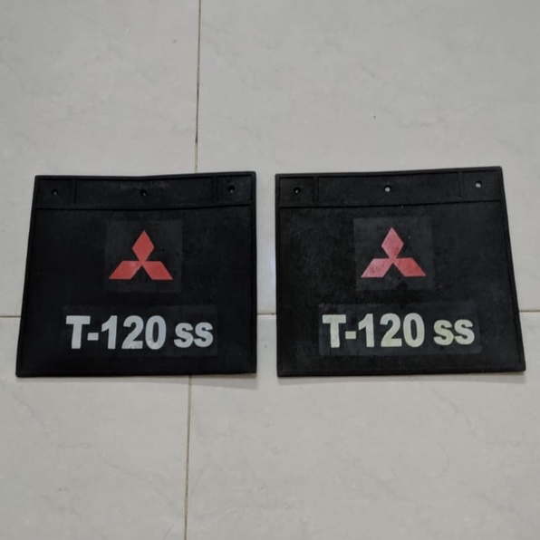 Karpet Lumpur/Roda Colt  T120ss Depan 22x20cm  Belakang 20 x 29 Cm Mitsubishi Cold Diesel T120ss