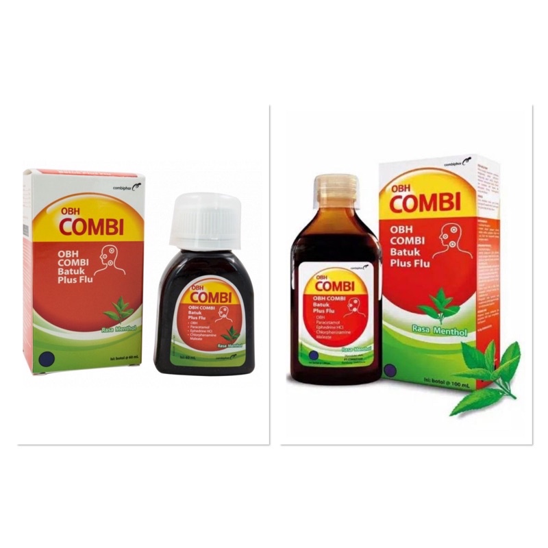 OBH COMBI Batuk Plus Flu Sirup 60 ml 100 ml