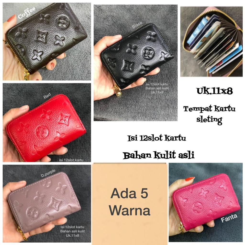 Dompet kartu card holder kulit asli kode 501