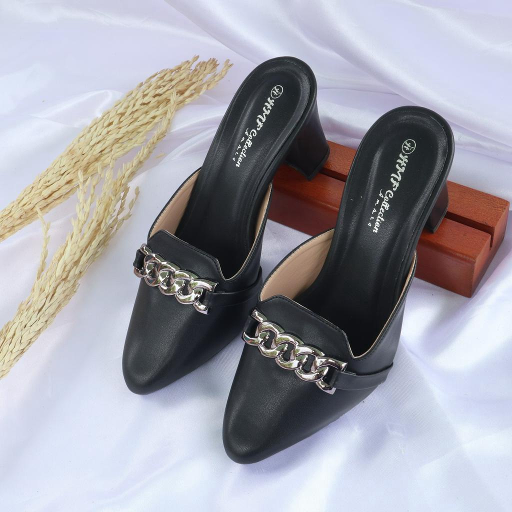 HMF Ukimy Heels Mules Wanita AR11