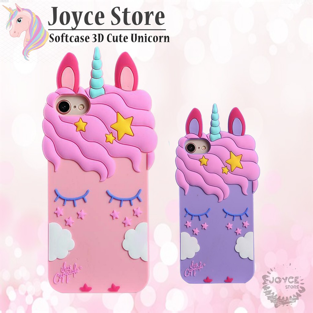 Softcase 3D Cute Unicorn For All Type Shopee Indonesia