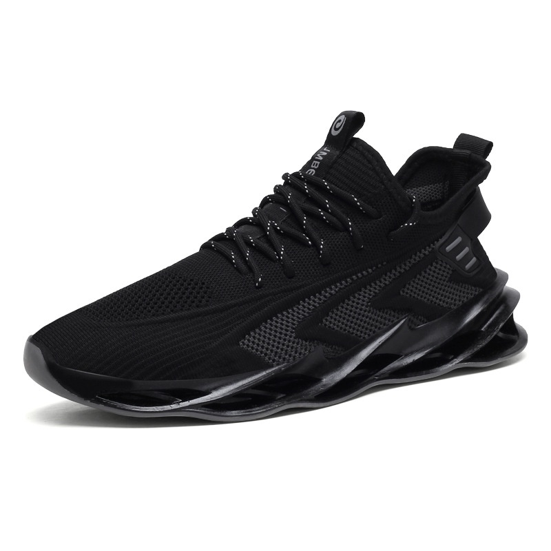 Nomad S06 Waves Sepatu Sneakers Impor Fashion Running S06 Casual Hitam Pria Sport
